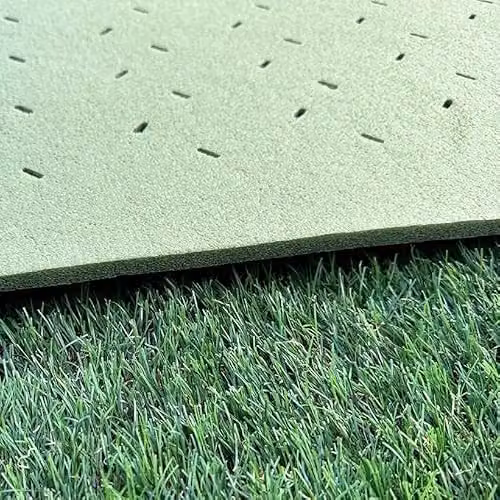 Bedding Mill Green Polyethylene Artificial Grass Shockpad Underlay, W: 1 m, D: 6 m – 2