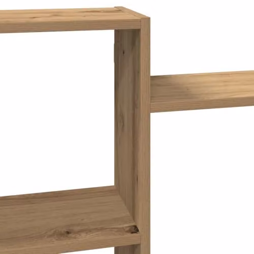 vidaXL Wall Shelf in Artisan Oak, Brown, W/D/H: 129 x 18 x 42 cm – 3