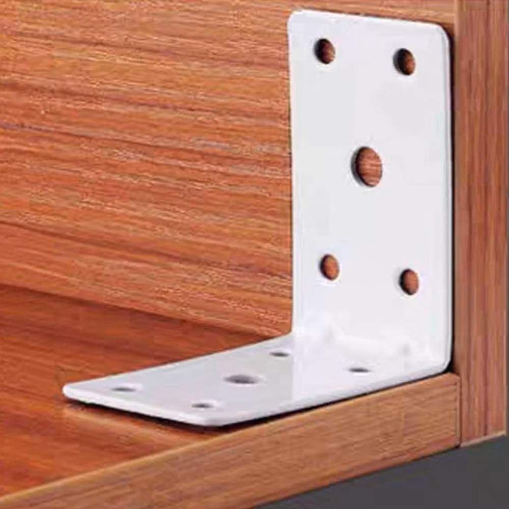KORVIXA 50-Piece Heavy Duty Stainless Steel Angle Brackets in Silver – 2