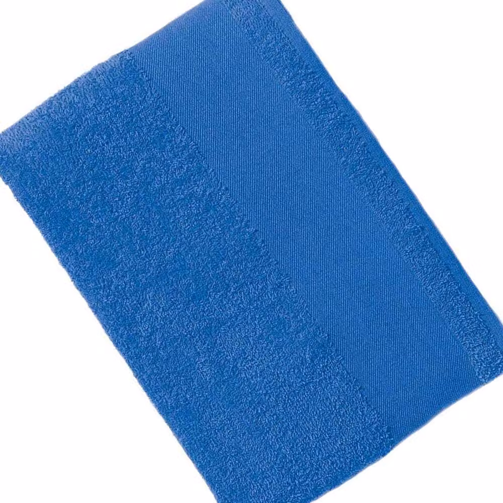 SOL'S Island 70 Blue Cotton Terrycloth Bath Towel with Hanging Loop – 2