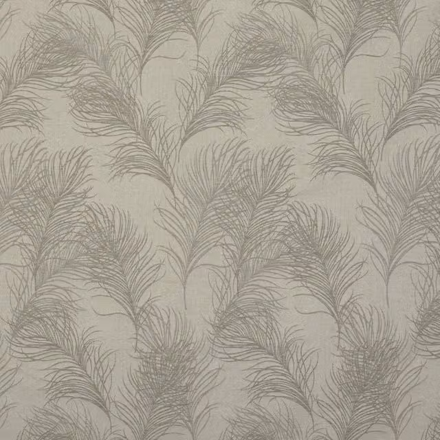 Terrys Feather Fabric Dove Fabric Panel in Grey and Beige