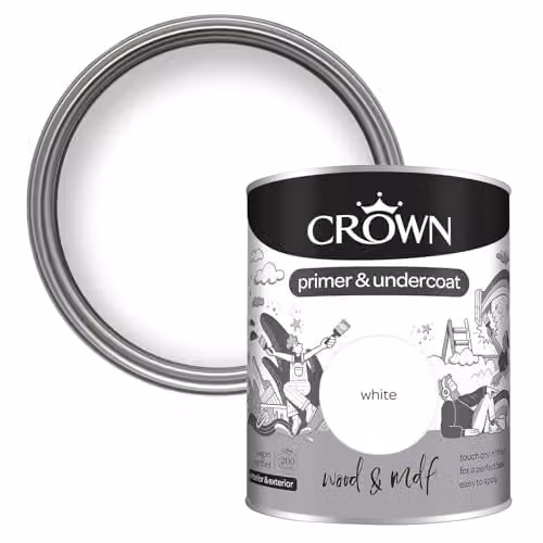 Manns White Wood Primer and Undercoat, 0.75 l – 1