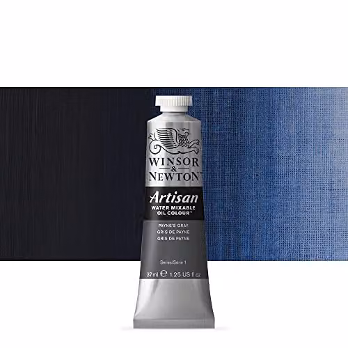 Winsor & Newton Artisan Mixable Oil Paint, Payne's Grey, 37ml – 2