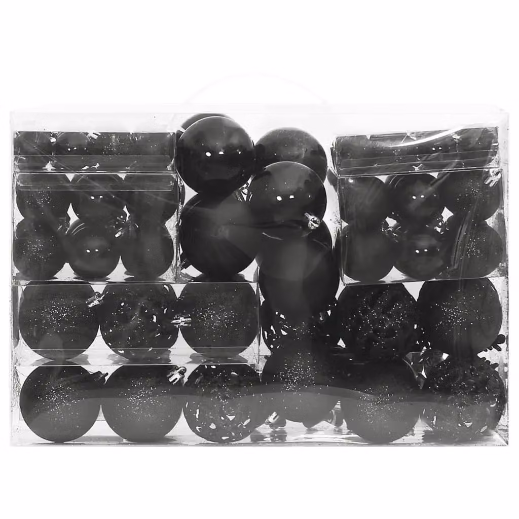 Berkfield Home 111 Piece Black Christmas Bauble Set – 2