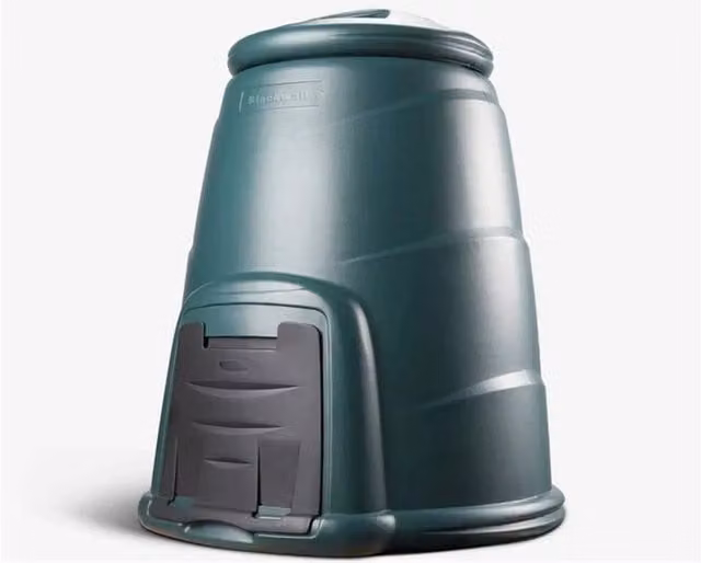 Nordara Green Plastic Compost Bin with Pedal Operation