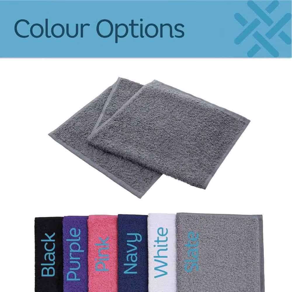 Duncan Stewart Eat, Sleep, Train, Repeat Cotton Gym Towel in Black – 3
