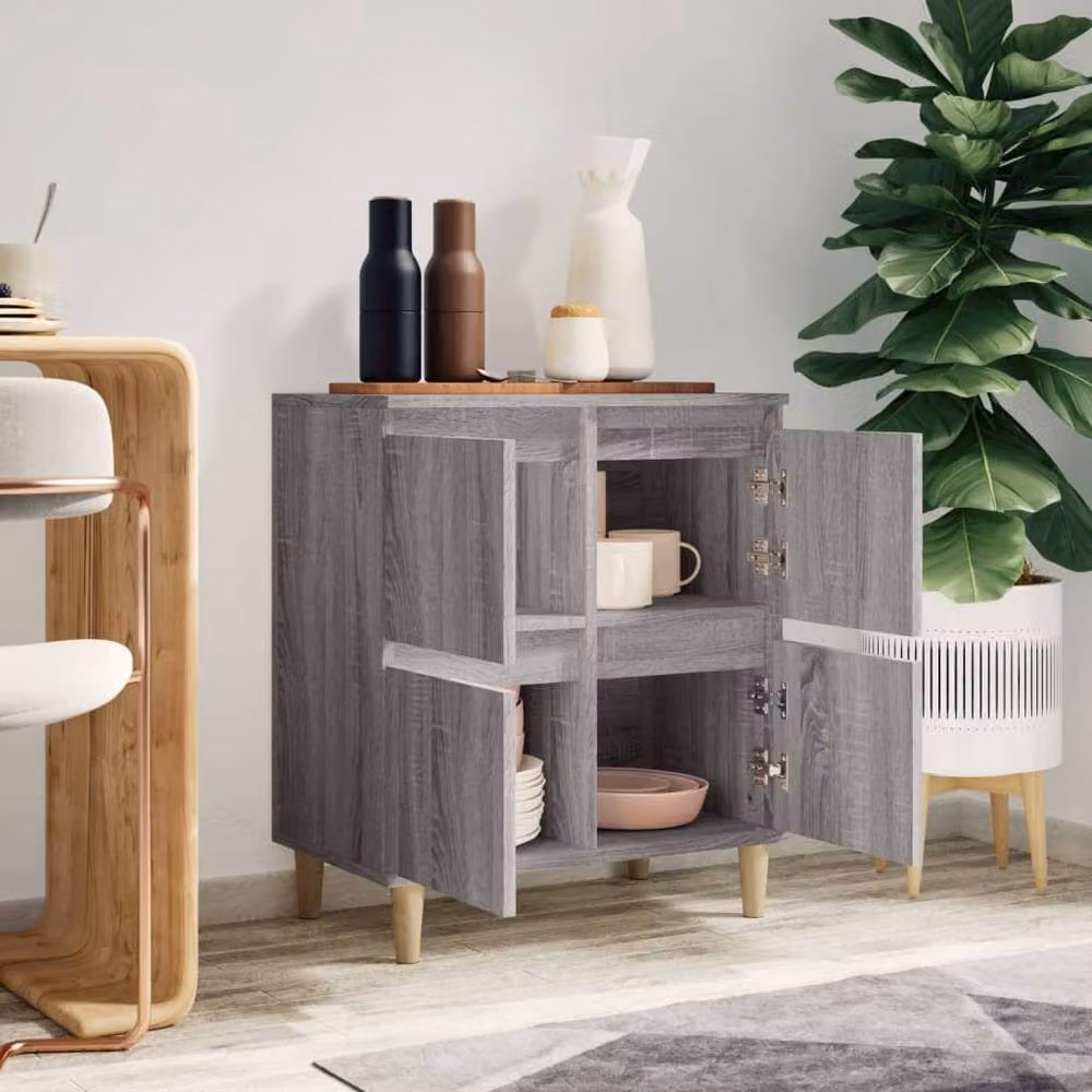 Berkfield Home Grey Sonoma Sideboard in Engineered Wood W/D/H: 60 x 35 x 70 cm – 2