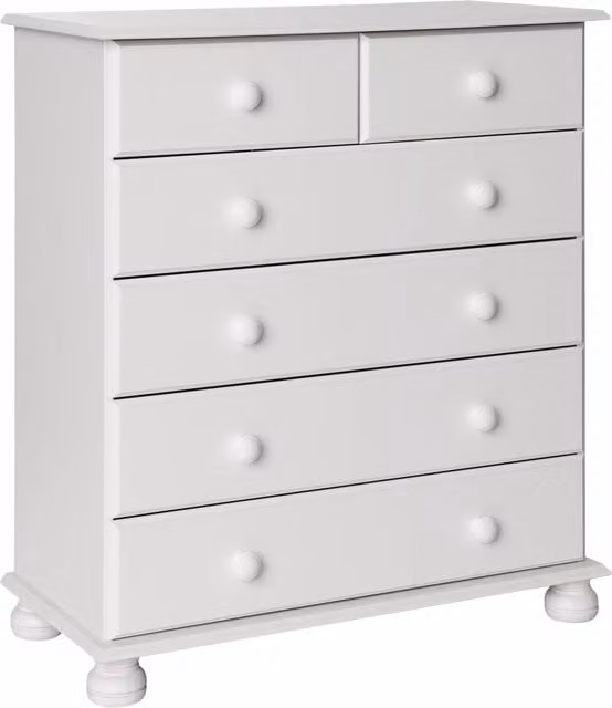 Jonas & James Cecilia Six Drawer Chest in White
