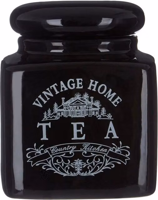 Orsina Ceramic Square Black Tea Jar