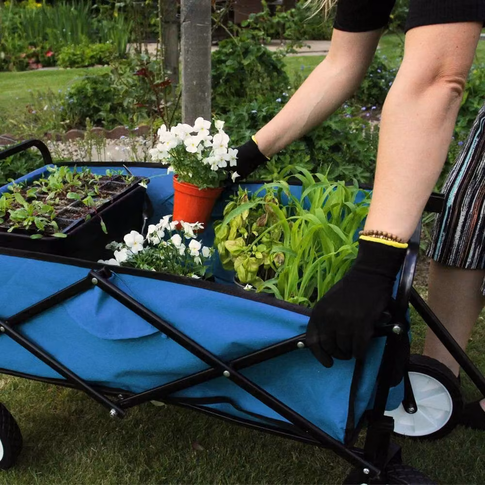 Monstershop Foldable Garden Cart in Blue – 2