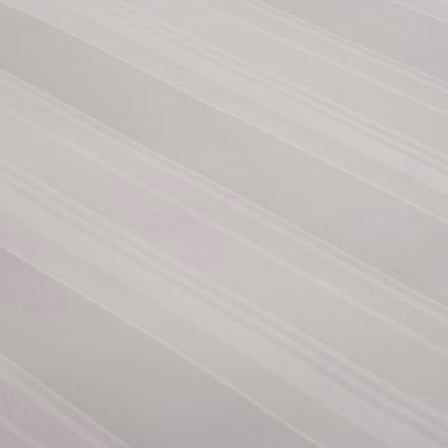 Livingandhome Classic Striped Non-Woven Fabric Wallpaper in Beige and White