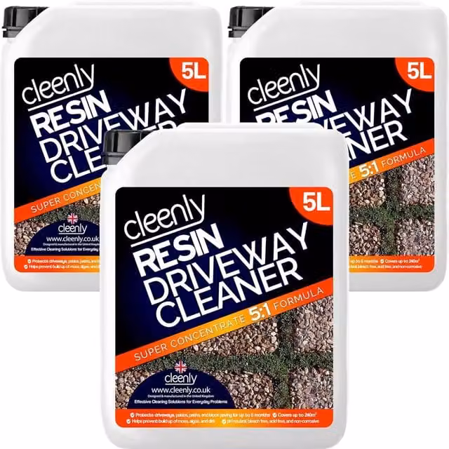 Cleenly Resin Driveway Cleaner, Clear, 15 l