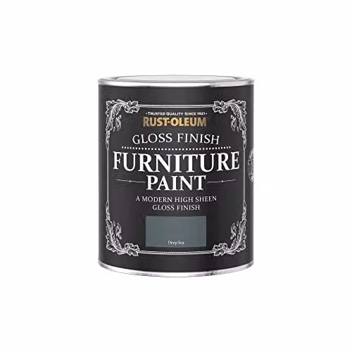 Rust-Oleum Gloss Furniture and Skirting Board Paint in Blue and Green, 750ml – 3