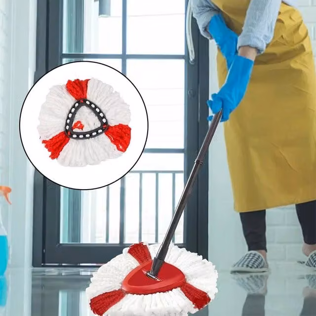 EONLION Red Replacement Mop Heads, 5 Pack, Width: 100 cm