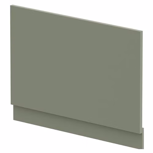 Balterley MDF Bath End Panel with Plinth in Green, 800mm