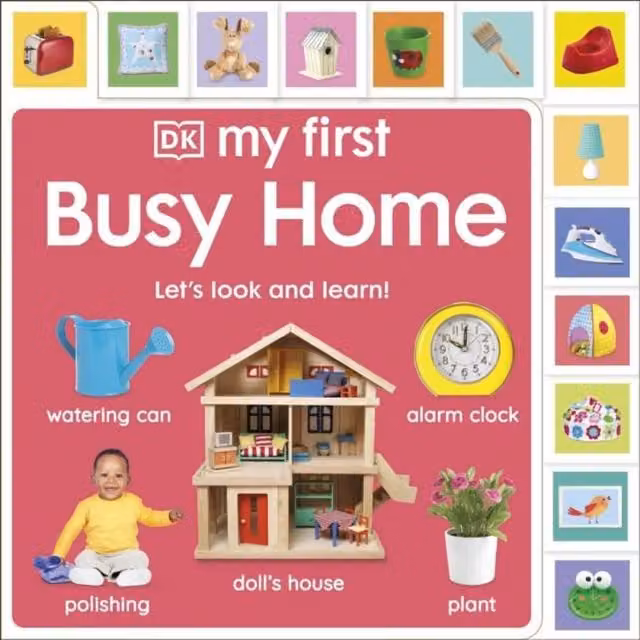 DK My First Busy Home: Let's Look & Learn Multicolour Board Book