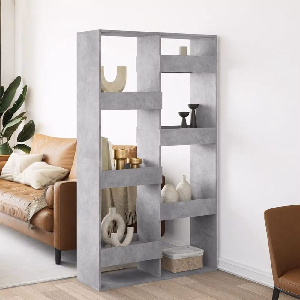 Berkfield Home Concrete Grey Room Divider, W/D/H: 100 x 33 x 175 cm – 2