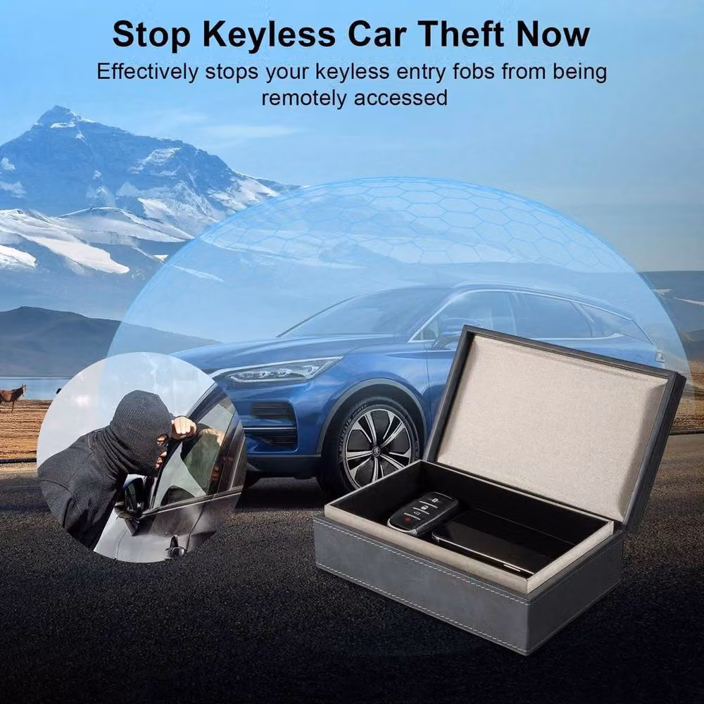 SPETLEK 2-in-1 Faraday Box for Car Keys in Grey – 3