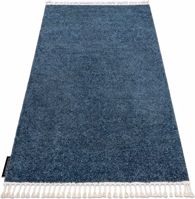 RugsX Berber Geometric Boho Rug in Blue and Grey, W: 200 cm, D: 290 cm – 1