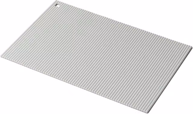 Zeal Jumbo Rectangular Silicone Kitchen Trivet Mat, Grey – 1