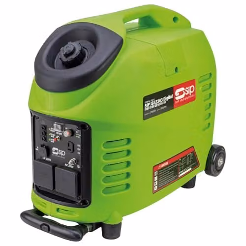 SIP Medusa ISG3303 Petrol Digital Inverter Generator, 3kW, Green – 1