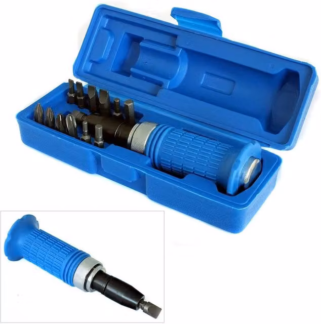 SPETLEK Impact Driver Bolster Screwdriver Kit in Blue
