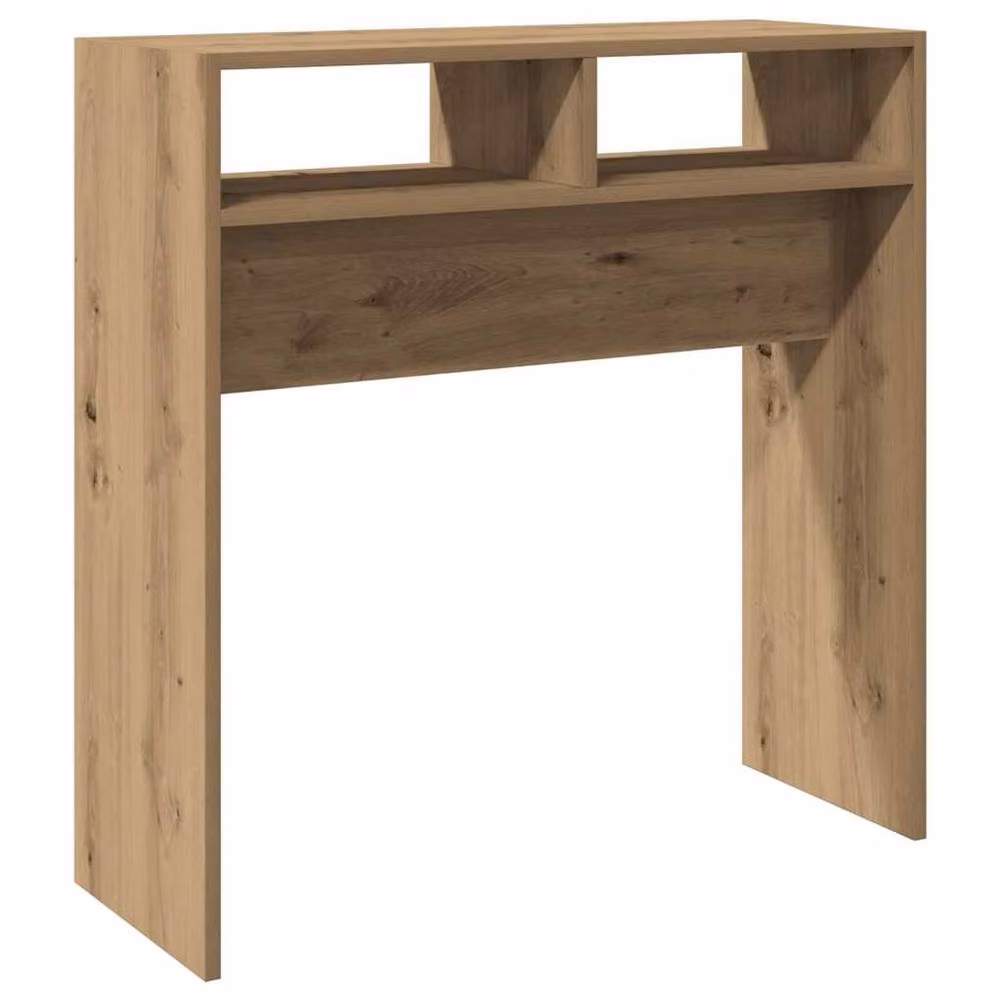 Berkfield Home Artisan Oak Console Table in Brown, W/D/H: 78 x 30 x 80 cm – 2