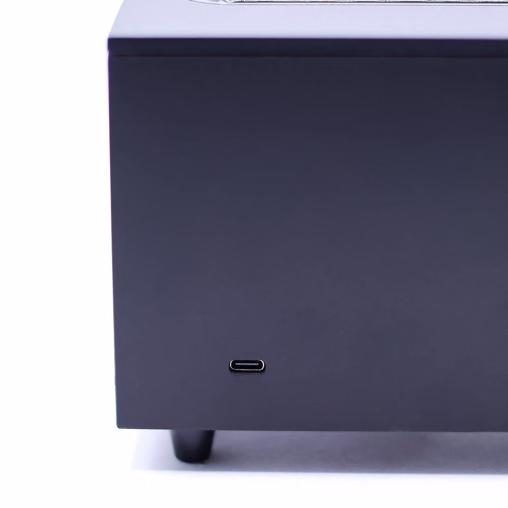 Serenityy Flame-Effect Aroma Diffuser with Birdsong, Black USB Electric Tabletop Diffuser with Colour Change – 4