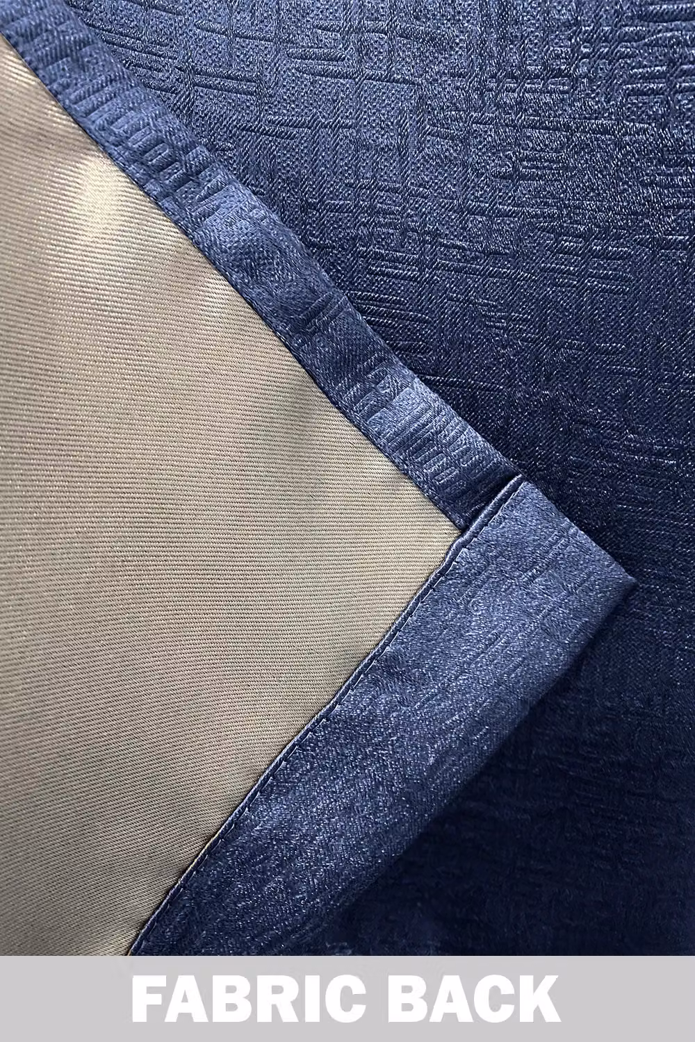 Enhanced Living Vogue Navy Eyelet Thermal Noise Reducing Dim Out Curtains Pair, Width: 117 cm, Height: 137 cm – 3