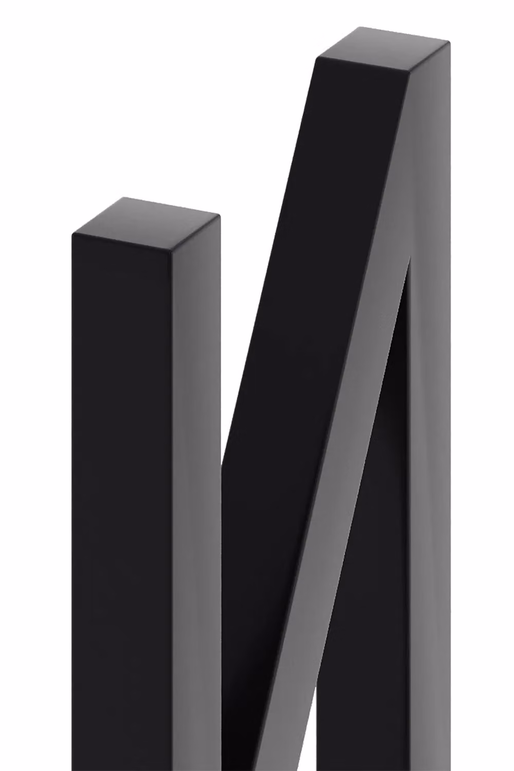 Living and Home Black N-shaped Anti-Slip Metal Furniture Replacement Legs for Coffee Tables and Benches, Height: 40 cm, Pack of 2 – 4