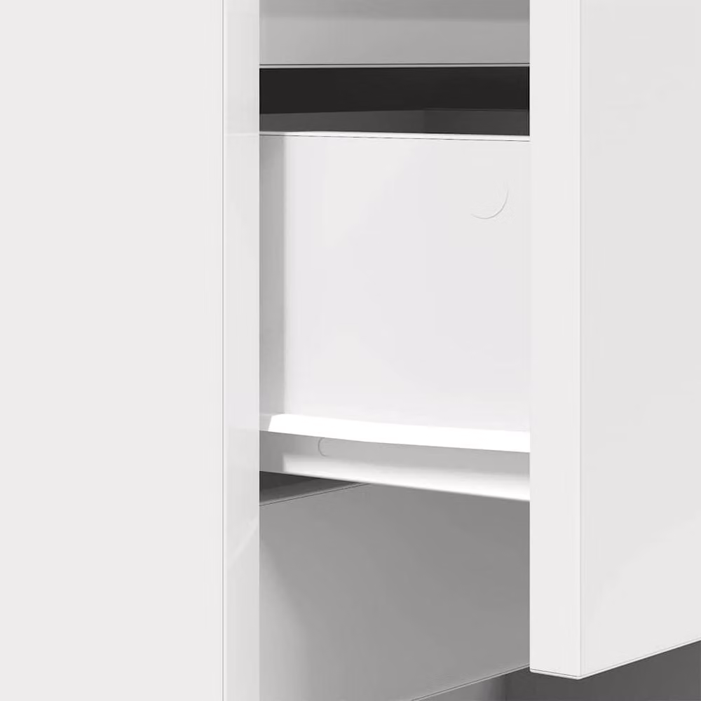 Berkfield Home Durable Bedside Cabinets with 3 Drawers, 2 Pack, White, W/D/H: 39 x 35 x 65 cm – 2