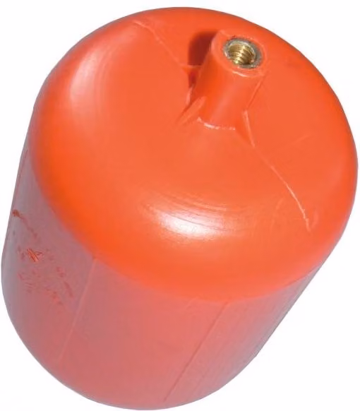 Primaflow Float Cylindrical Orange, Diameter: 11.43 cm