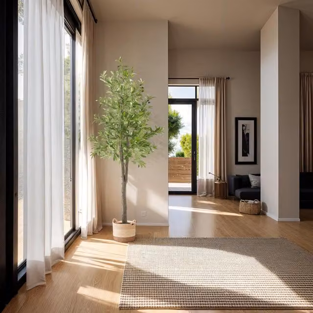 Tectake Artificial Green Olive Tree, Height: 180 cm
