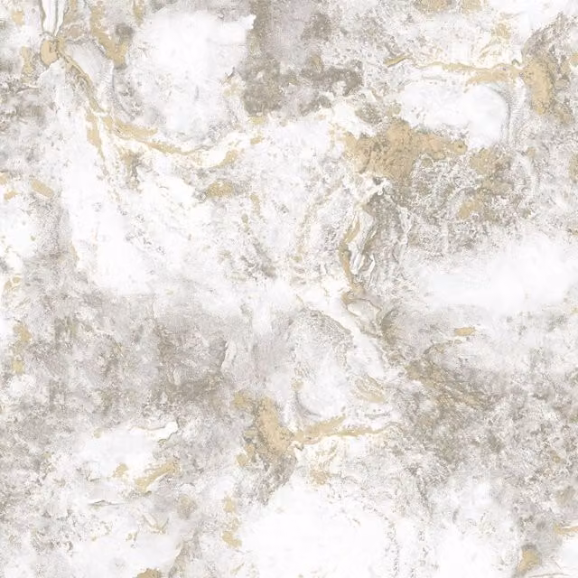 World of Wallpaper Luxe Collection Abstract Marble Effect Grey Vinyl Textured Wallpaper