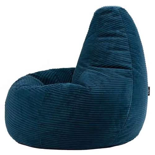 icon Dalton Cord Adult Bean Bag Chair Set of 2 in Petrol Blue – 7