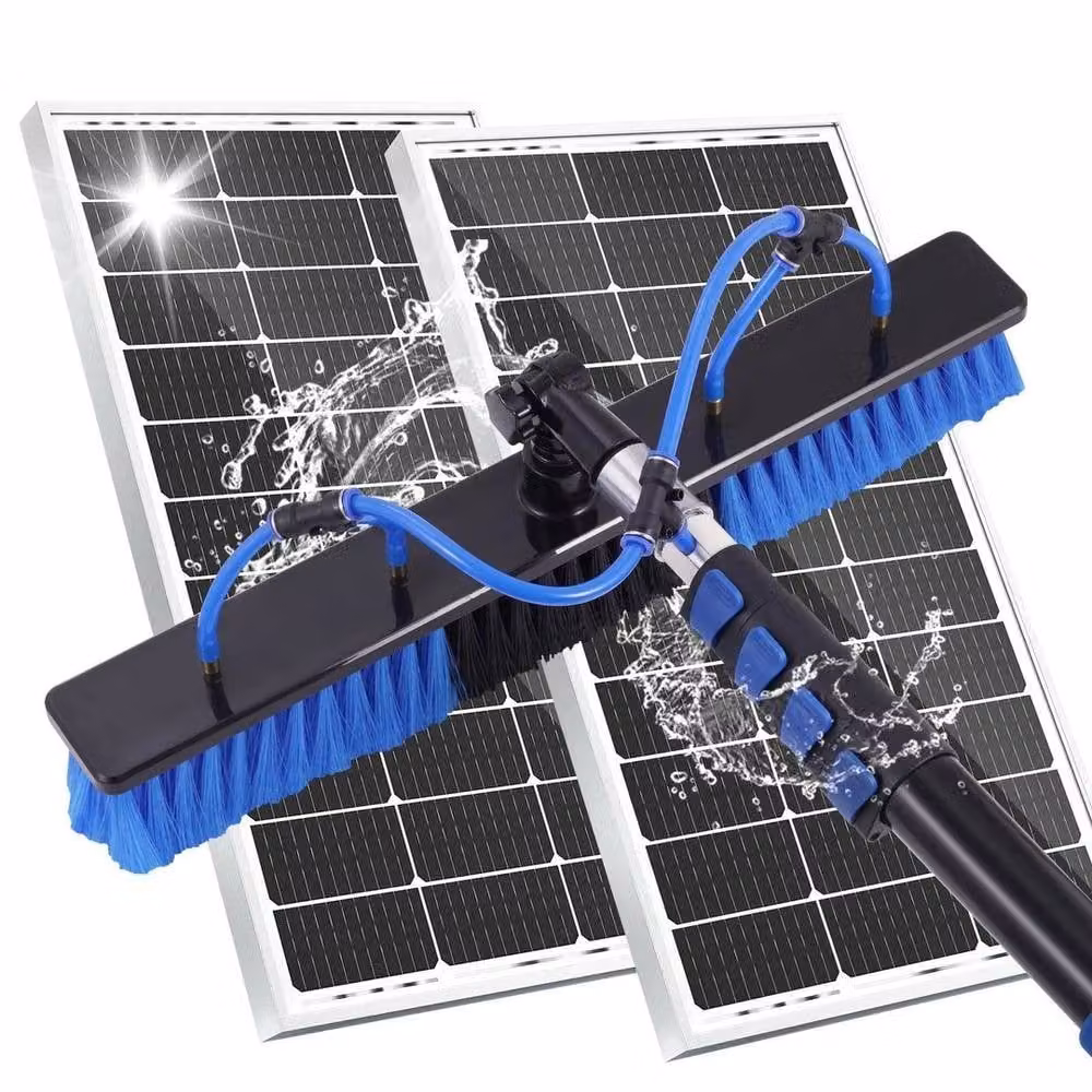 EONLION Blue Microfibre Conservatory Roof Cleaning Pole Brush, Length: 100 cm – 4