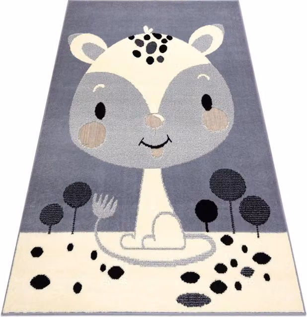 RugsX Flash Rug in Grey, W: 140 cm, L: 190 cm – 1