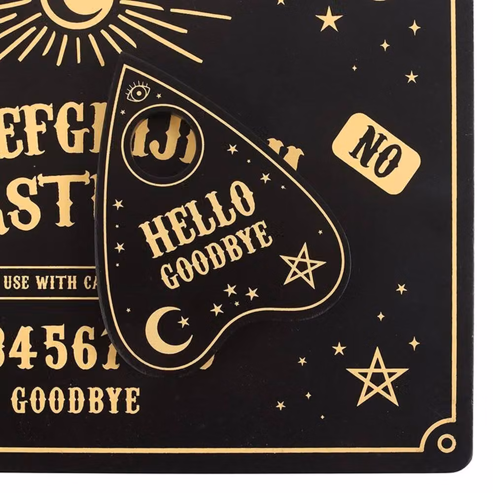 Uniqueful Black and Gold Talking Board Placemat and Coaster Set, Width: 45 cm – 2