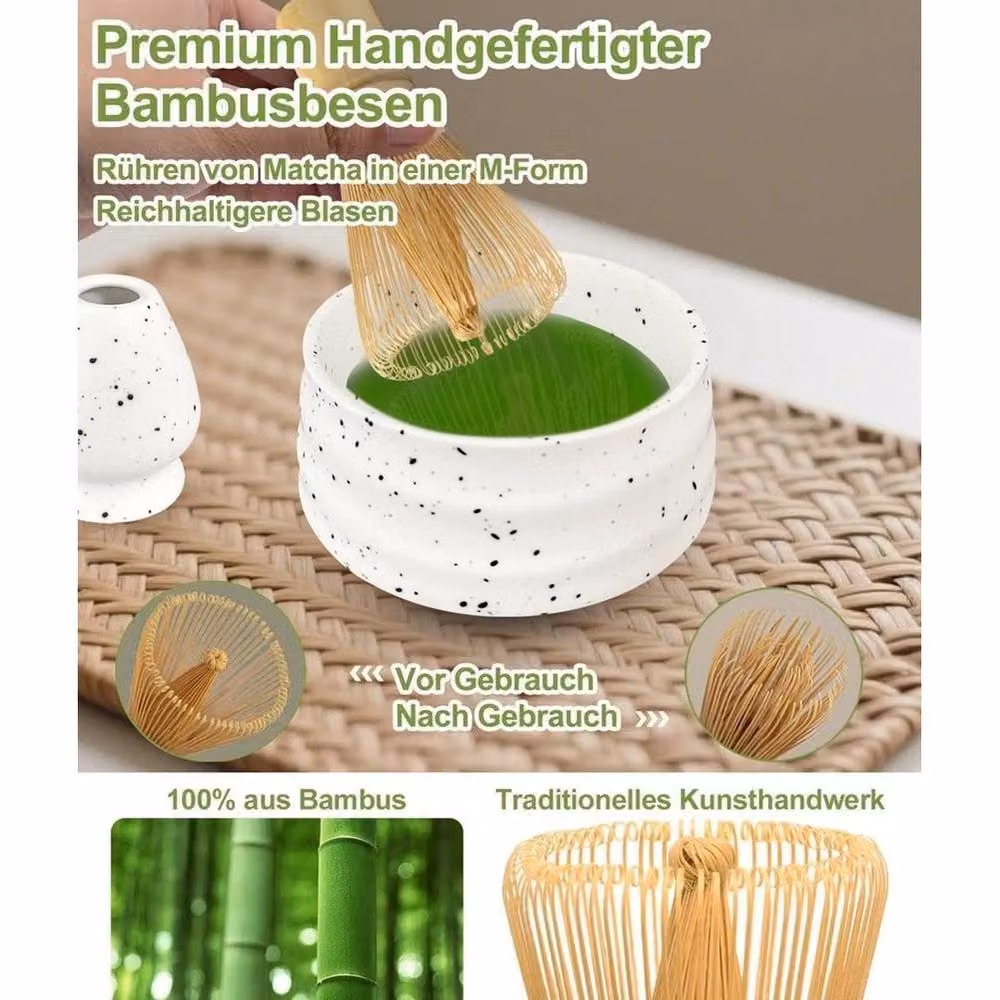 PAWNORA White Bamboo Green Tea Powder Whisk – 2