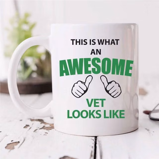 60 Second Makeover Limited This Is What An Awesome Vet Looks Like White Ceramic Mug