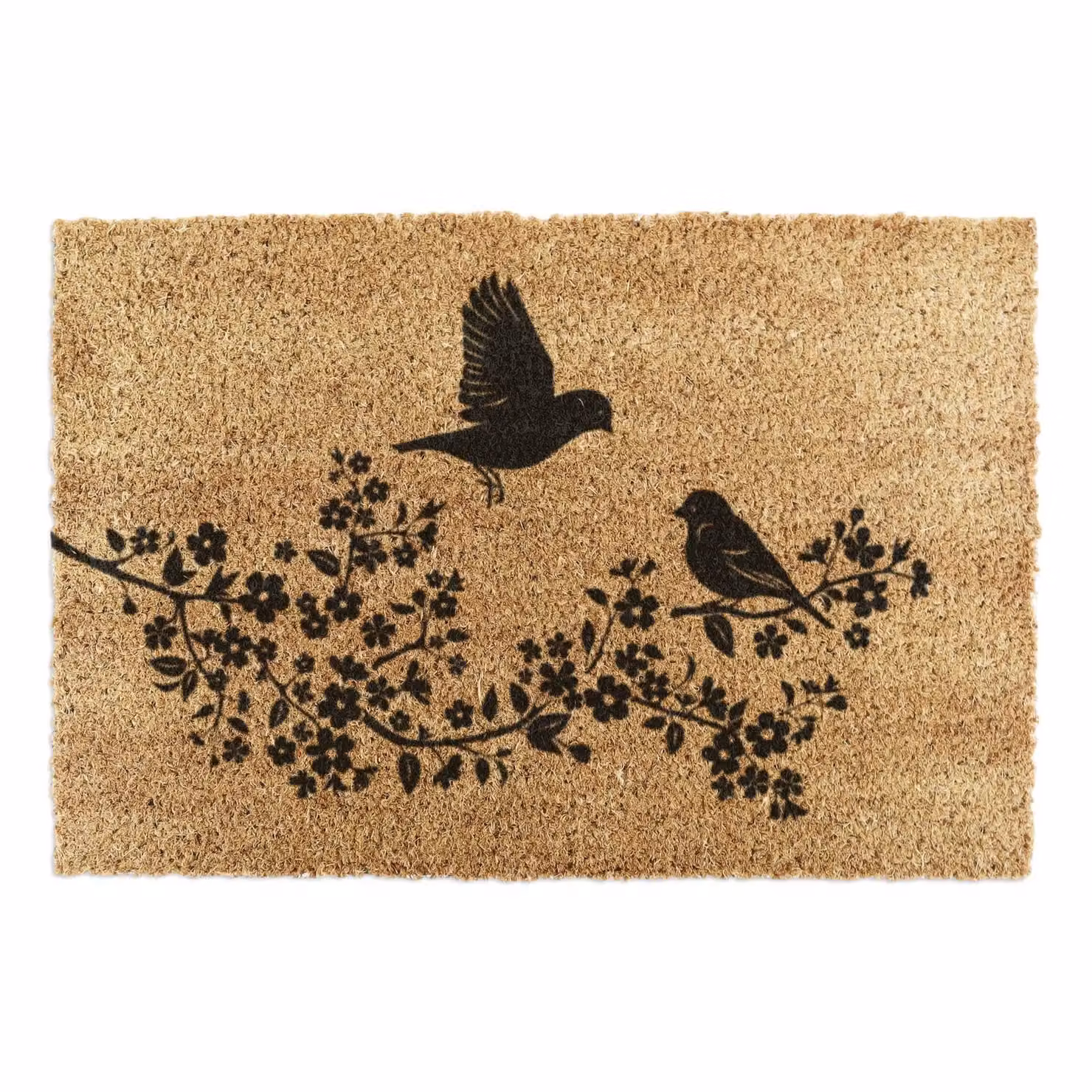 Artsy Mats Birds On A Tree Doormat, Brown, W: 90 cm, D: 60 cm – 2