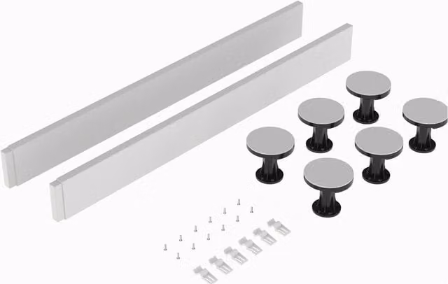 Balterley White Shower Tray Leg Set for 700mm and 900mm Square or Rectangular Resin Trays