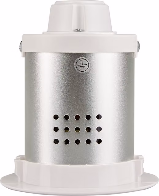 Biard 3W LED Emergency Recessed Downlight in White and Silver
