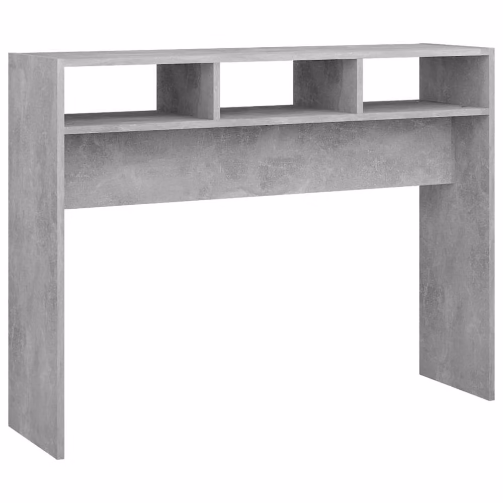 Berkfield Home Decorative Console Table in Concrete Grey, W/D/H: 105 x 30 x 80 cm – 2