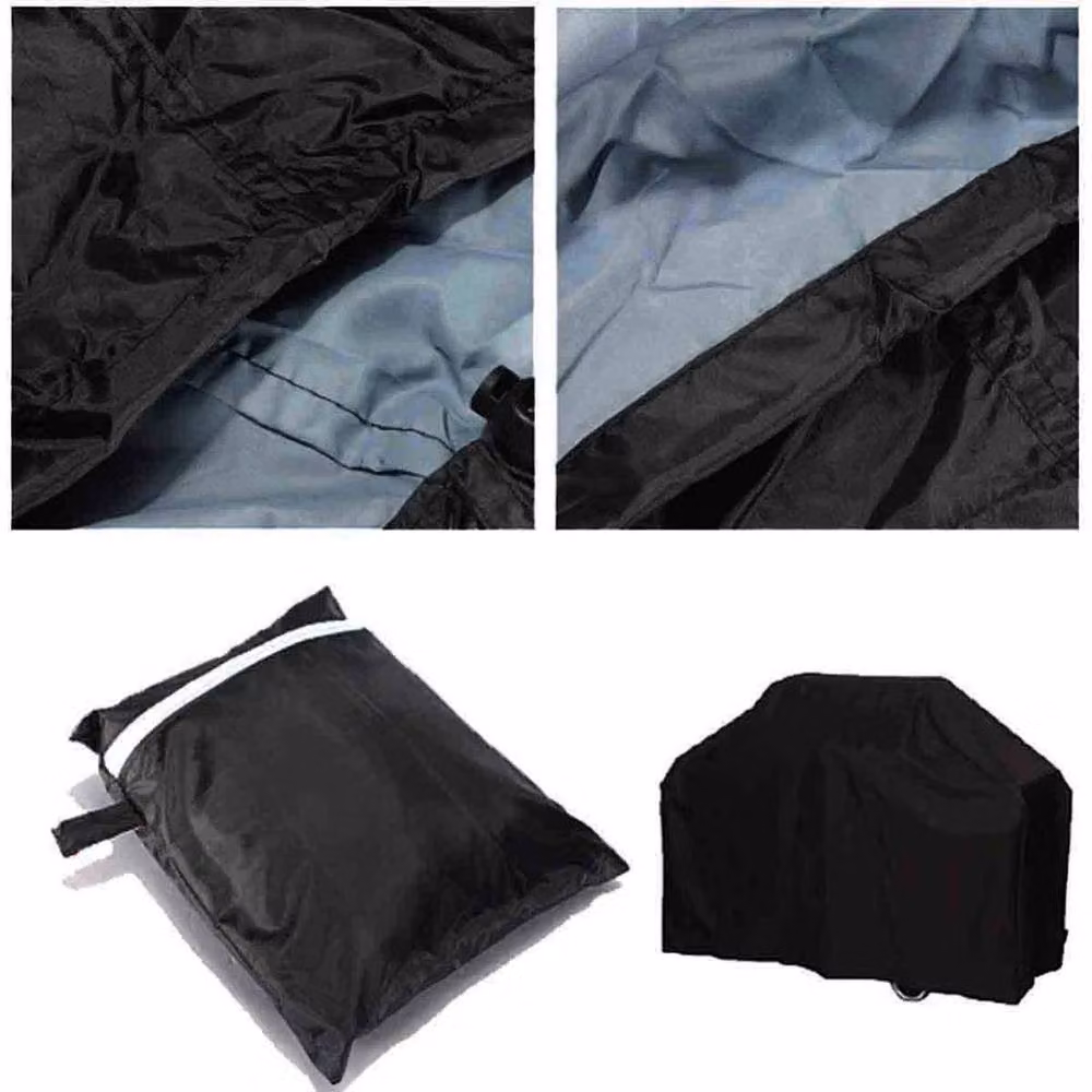 NESTLUNE Extra Large Heavy Duty Waterproof BBQ Cover in Black, W/D/H: 100 x 100 x 100 cm – 4