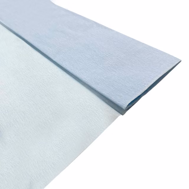 Janrax Stretchable Crepe Paper Sheets in Baby Blue