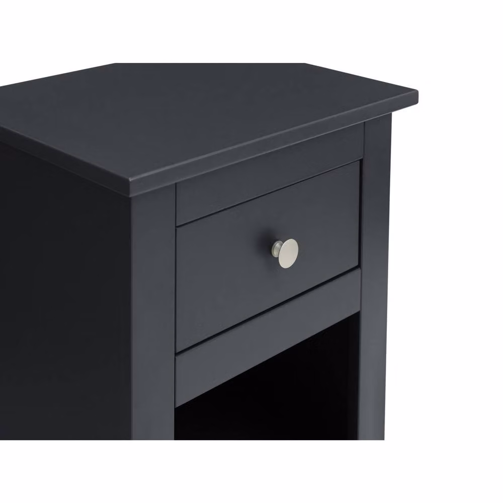 Cheshire Premium Hawthorne Anthracite Bedside Unit in Grey – 4