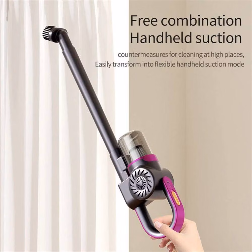Nordara 4-in-1 Cordless Stick Handheld Bagless Vacuum Cleaner in Grey and Multicolour, Pet Hair Compatible, H 100 cm x W 15 cm x D 15 cm – 3