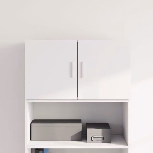 Berkfield Home White Wall Mounted Cabinet W/D/H: 70 x 42.5 x 40 cm