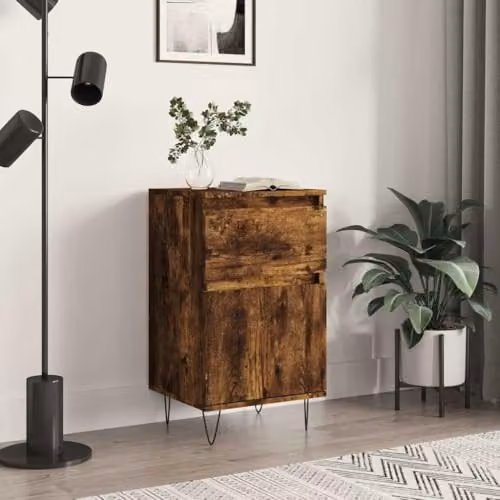 vidaXL Industrial Sideboard in Brown, W/D/H: 35 x 12.2 x 70 cm – 2